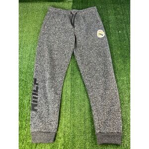 Real Madrid CF Mens Jogger Sweatpants Heather Grey Fleece RMFC Large L‎